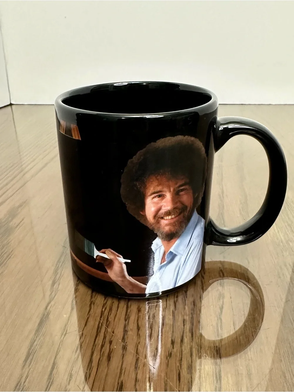 Bob Ross Heat Changing Mug